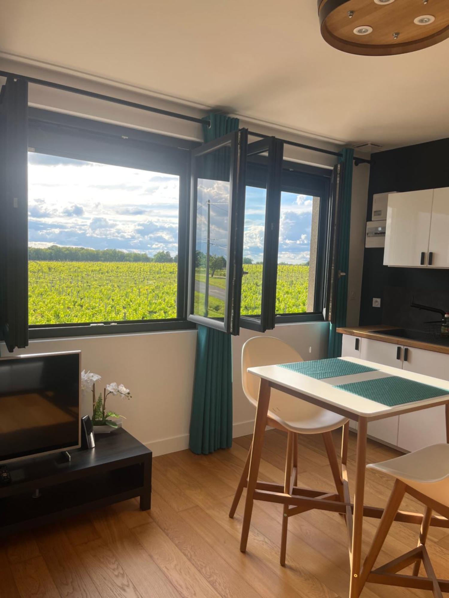 Appartement 2 Chateau La Rose Des Vents Puisseguin Dış mekan fotoğraf
